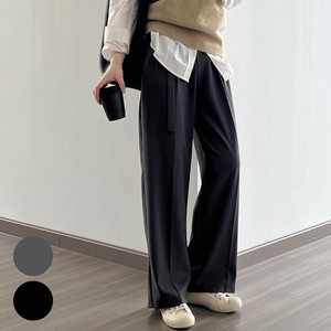 Full-Length Pant Slacks Spring/Summer black Wide