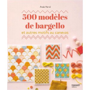 洋書　刺しゅう図案集「バジェロ刺しゅうの500作品の図案集」500 modèles de bargello