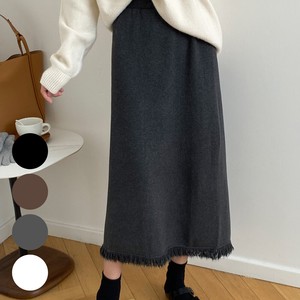 Skirt Narrow Skirt Knitted Fringe Autumn/Winter