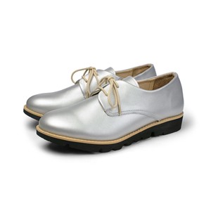 materi* a-01 leather shoes (silver)　made in Japan