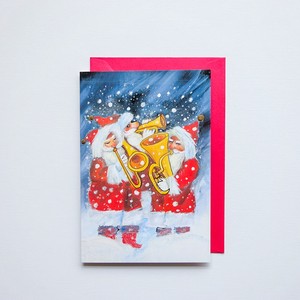 クリスマス グリーティングカード 輸入カード ドイツ製 サンタ