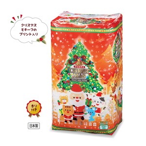 クリスマス　トイレットロール12ロール（ダブル）【冬】【衛生用品】【クリスマス】【サンタ】