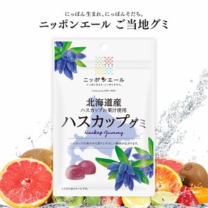 ご当地グミ ニッポンエール 北海道産 ハスカップグミ 果実グミ 全国農協食品