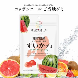 ご当地グミ ニッポンエール 熊本県産 すいかグミ 果実グミ 全国農協食品