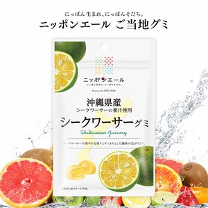 ご当地グミ ニッポンエール 沖縄県産 シークワーサーグミ 果実グミ 全国農協食品