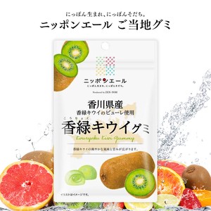 ご当地グミ ニッポンエール 香川県産 香緑キウイグミ 果実グミ 全国農協食品