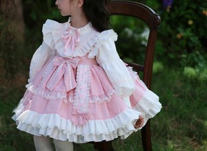 Kids' Casual Dress Little Girls Pudding