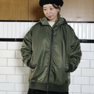 Blouson Jacket Hooded MA-1 Jacket