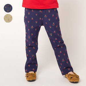 Kids' Full-Length Pant Twill Patterned All Over Stretch Brushed Lining M