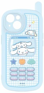 サンリオキャラクターズ iPhone 15/14対応レトロガラケー風ケースシナモロール SANG-382CN