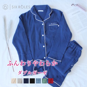 Pajama Set Long Sleeves Double Gauze Spring/Summer Ladies' Autumn/Winter
