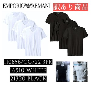 EMPORIO ARMANI(エンポリオアルマーニ) インナー 3枚組VネックTシャツ  110856/CC722(訳あり商品)