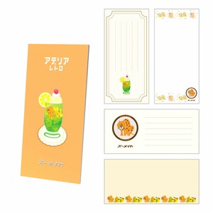 Adelia Retro Letter set Ippitsusen Letterpad Made in Japan