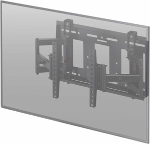 ハヤミ工産 テレビ壁掛金具 50v型まで対応 VESA規格対応 上下左右角度調節可能 ブラック MH-475B