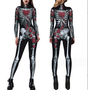 Store Material for Halloween Skull Halloween Ladies'
