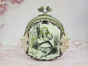 Pouch Gamaguchi Coin Purse Alice in Wonderland M