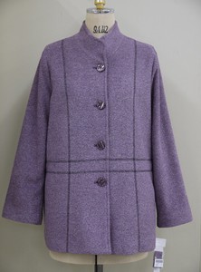Jacket Brushing Fabric Boucle Outerwear Autumn/Winter