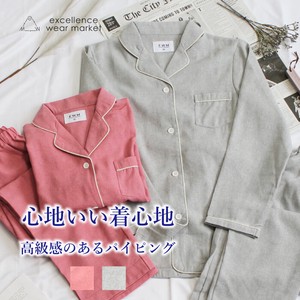 Pajama Set Absorbent Long Sleeves Spring/Summer Cotton Ladies' Autumn/Winter