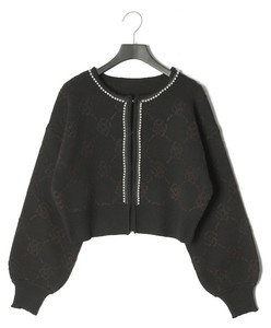Sweater/Knitwear Pearl Button Floral Pattern Cardigan Sweater 2023 New