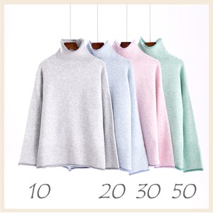 Sweater/Knitwear High-Neck Pastel