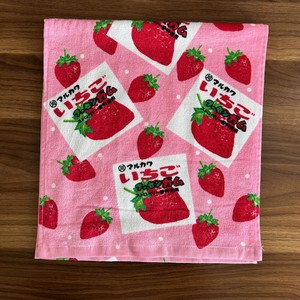 Hand Towel Husen Gum Strawberry Face Sweets