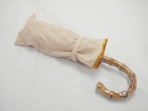 綿×ポリエステル ゼブラ透かし柄 3段丸ミニ 折りたたみ傘 晴雨兼用 UVカット