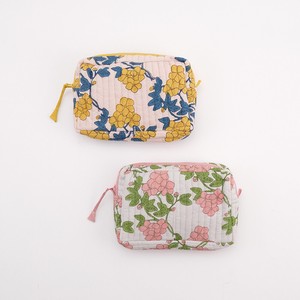 Pouch Quilted Spring/Summer Block Print 2-colors