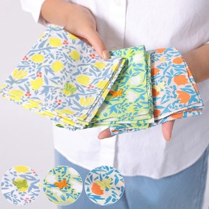 Handkerchief Butterfly Block Print 3-colors 2024 Spring/Summer