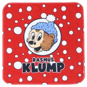 【ハンドタオル】RASMUS KLUMP ハンカチタオル 赤
