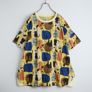 emago T-shirt Animals Spring/Summer Flower Embroidery