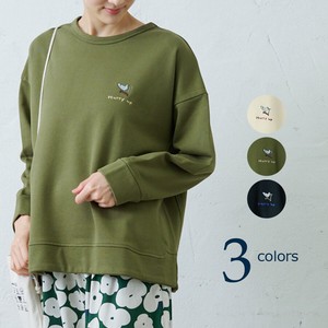 Sweatshirt Pullover Embroidered Switching Emago