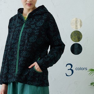 Button Shirt/Blouse Brushed Spring/Summer Flower Embroidery
