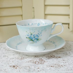 茶杯盘组/杯碟套装 陶器 小鸟 日本制造
