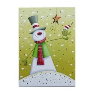 Postcard Christmas Snowman
