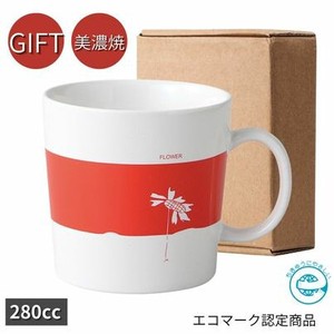 Mino ware Mug Gift M flower Made in Japan