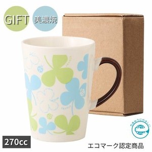 Mino ware Mug Gift Clover 270ml Made in Japan