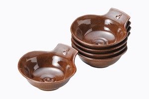 Kyo/Kiyomizu ware Side Dish Bowl Pottery Assortment Set of 5 Made in Japan