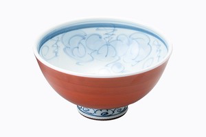 Hasami ware Rice Bowl Red Porcelain Made in Japan