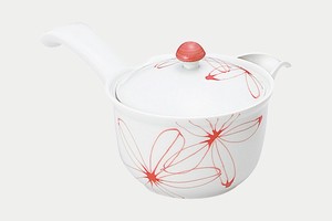 Hasami ware Japanese Teapot Red Porcelain Tea Pot Made in Japan