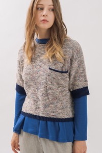 Sweater/Knitwear Pullover Knitted Mix Color 2024 Spring/Summer