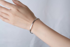 Gold Bracelet Stainless Steel Bangle M Made in Japan