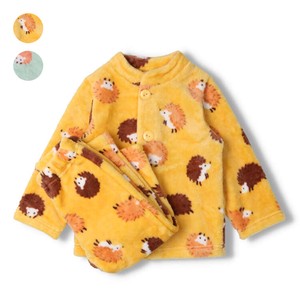 Kids' Pajama Boa Buttons Fleece Front Opening
