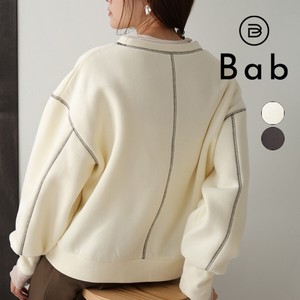 Sweatshirt Color Palette Stitch Brushed Lining Double-zip