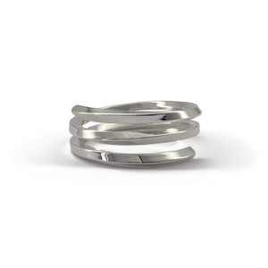 Silver-Based Plain Ring Rings NEW