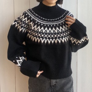 Sweater/Knitwear Pullover Centripetal Knitting Short Length Autumn/Winter 2023