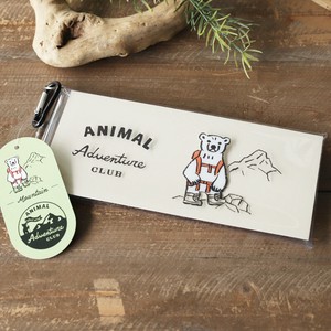 日本製　クリアマルチケース・Lサイズ　動物：マウンテン　アニマルアドベンチャークラブ