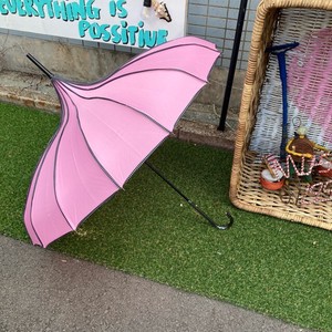 雨伞 粉色 粉彩