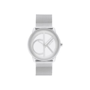 カルバンクライン(Calvin Klein)★数量限定★アイコニック - 35MM シルバー ダイヤル メッシュ