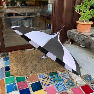 Umbrella White Stripe black