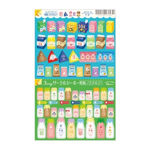 Stickers Milk 3-way Made in Japan